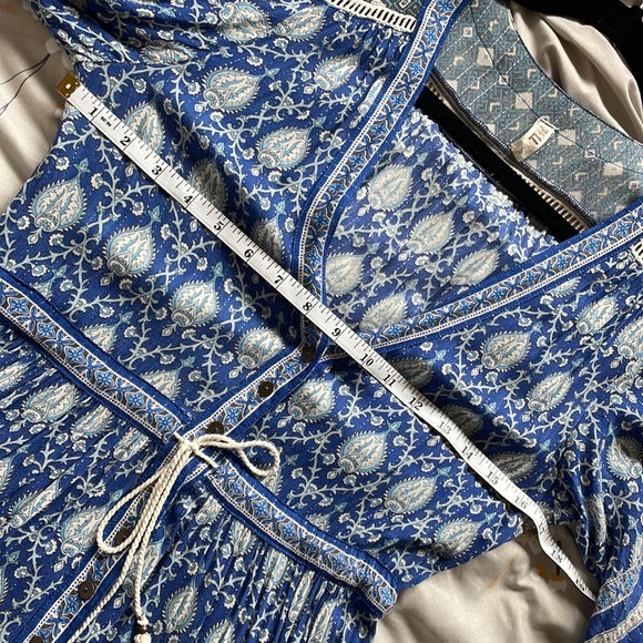 Spell and the gypsy designs oracle maxi dress gown kaftan boho lurex duster - Picture 16 of 17